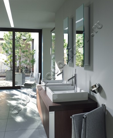 Зеркало с подсветкой Duravit Starck 29 см S1971600000 в интерьере