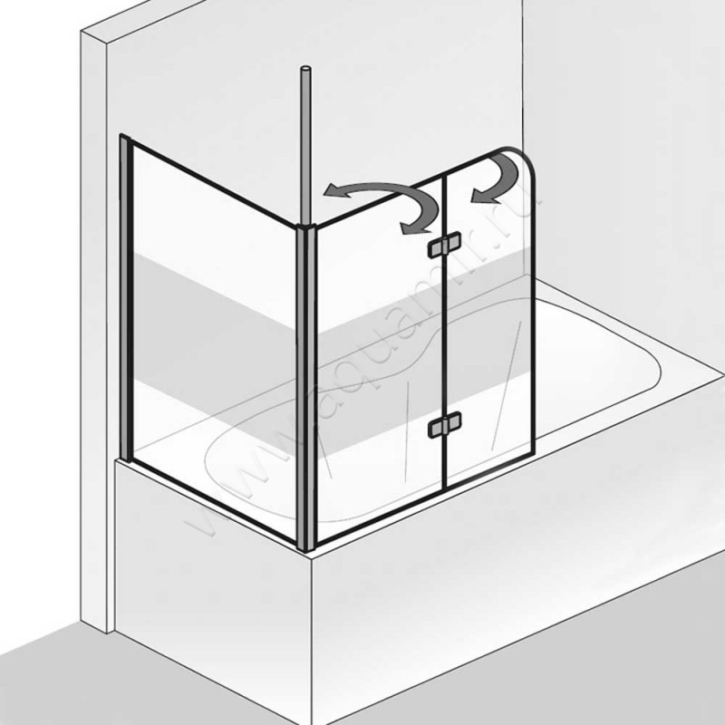 Фиксированный элемент HSK Premium Softcube 681607041100 в интерьере