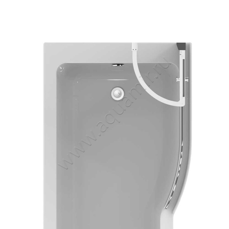 Шторка на ванну Ideal Standard Connect Air E1137EO в интерьере