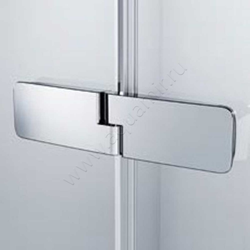 Поворотная душевая дверь в нишу Huppe Enjoy pure в серебристом цвете 4T1002092321 в интерьере