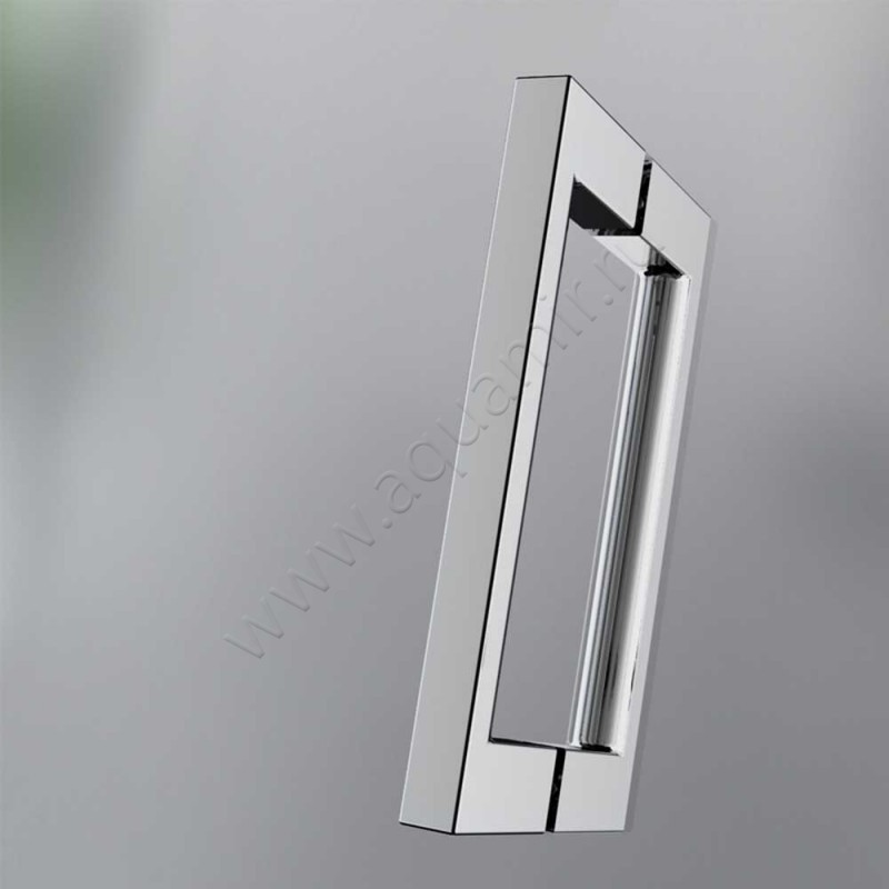 Поворотная душевая дверь в нишу HSK Atelier Plan Pur хром AP2014150#Re в интерьере