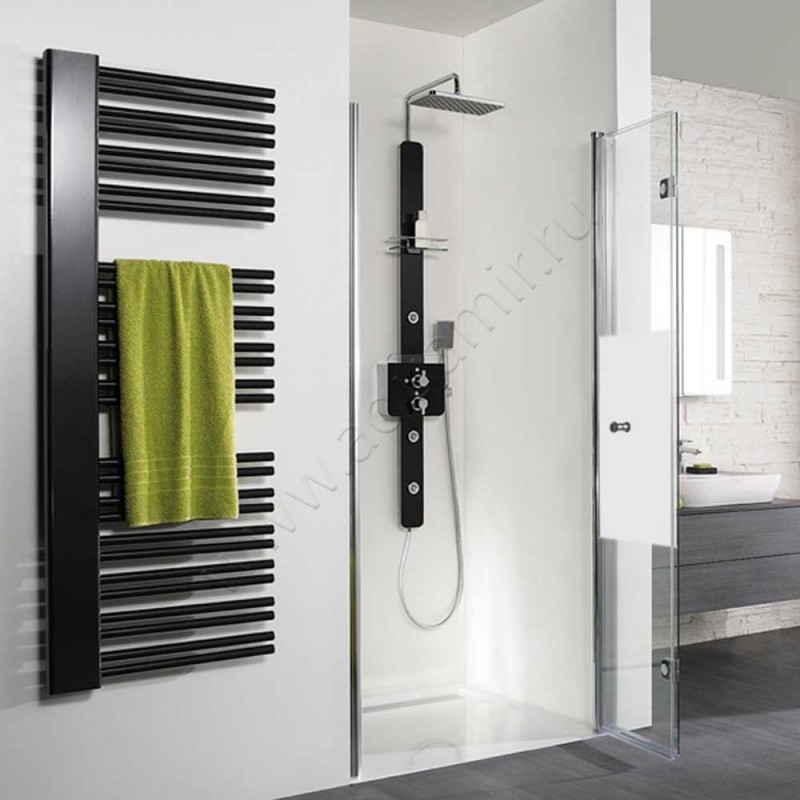 Складная душевая дверь в нишу HSK Exklusiv хром 40608041100#Re200 в интерьере