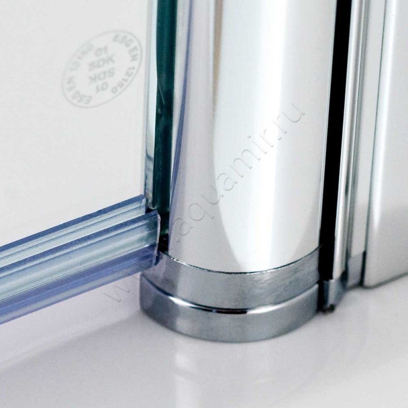 Складная душевая дверь в нишу HSK Exklusiv хром 4060904150#EdLi200 в интерьере