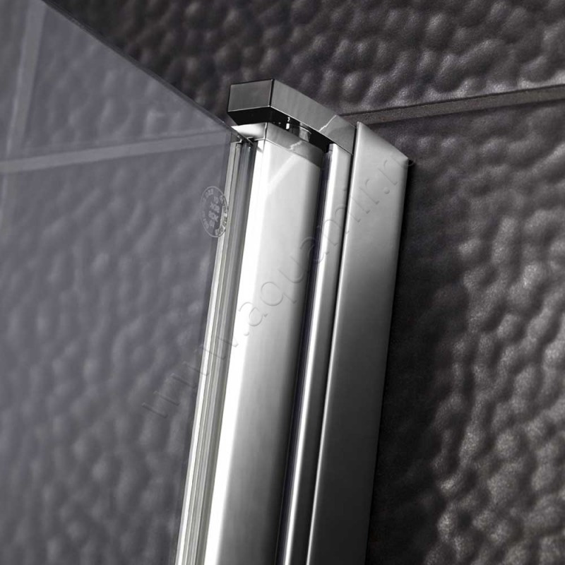 Маятниковая душевая дверь в нишу HSK Favorit Nova хром 1370904150#Ed в интерьере