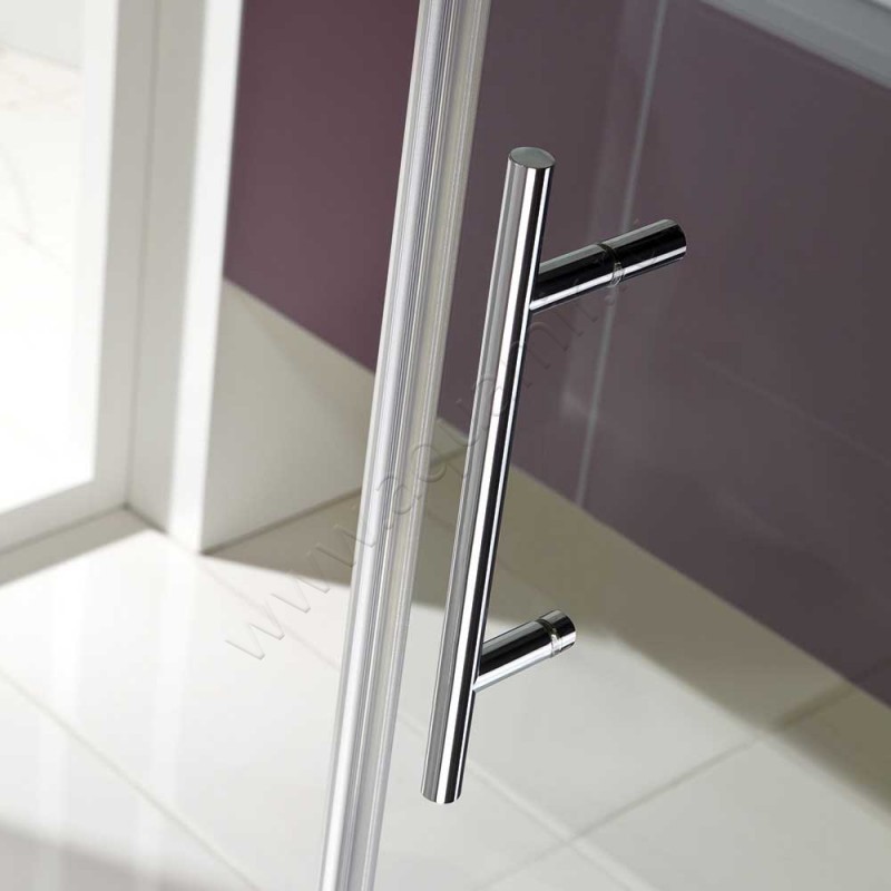 Маятниковая душевая дверь в нишу HSK Favorit Nova хром 1370904150#Ed в интерьере