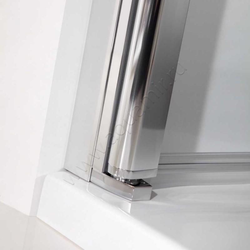 Маятниковая душевая дверь в нишу HSK Favorit Nova хром 1370804150 в интерьере