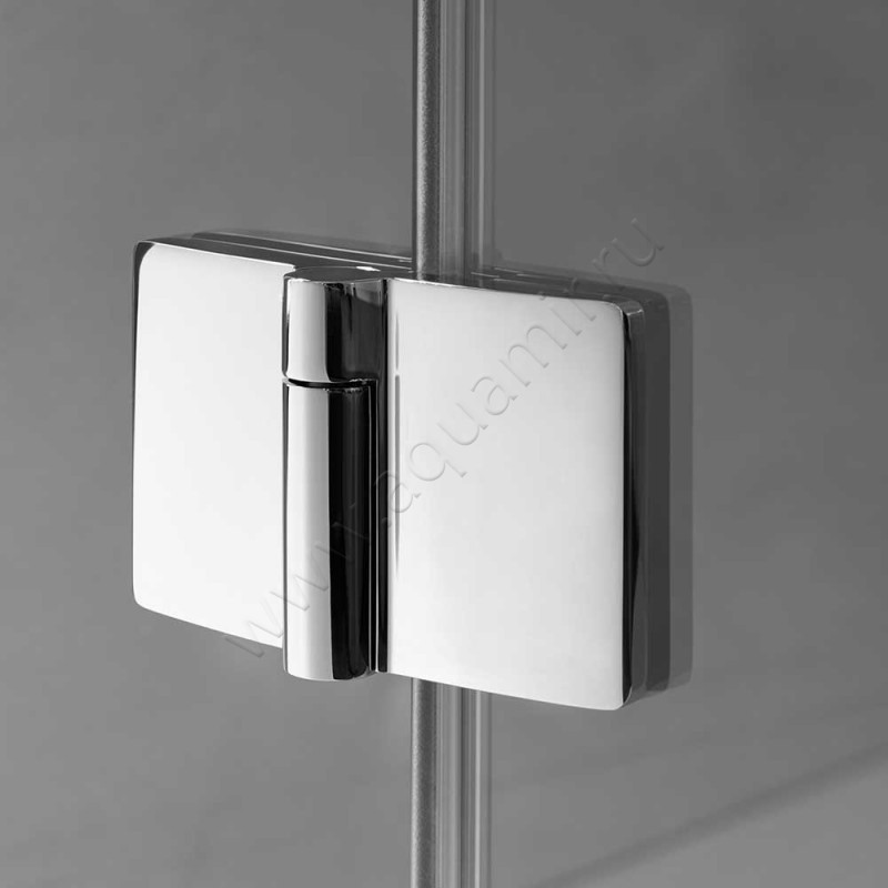 Маятниковая душевая дверь в нишу с фиксированным элементом HSK Aperto хром 280109041100#EdLi в интерьере