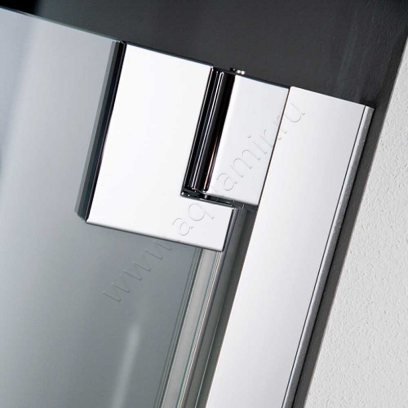 Маятниковая душевая дверь в нишу HSK K2P хром 21070804150 в интерьере