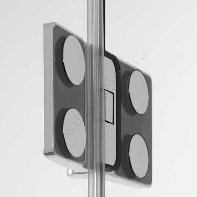 Маятниковая душевая дверь в нишу HSK Aperto Pur хром AOP1044150#EdRe в интерьере