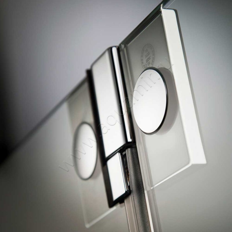 Маятниковая душевая дверь в нишу HSK K2 хром K2024150#Li в интерьере