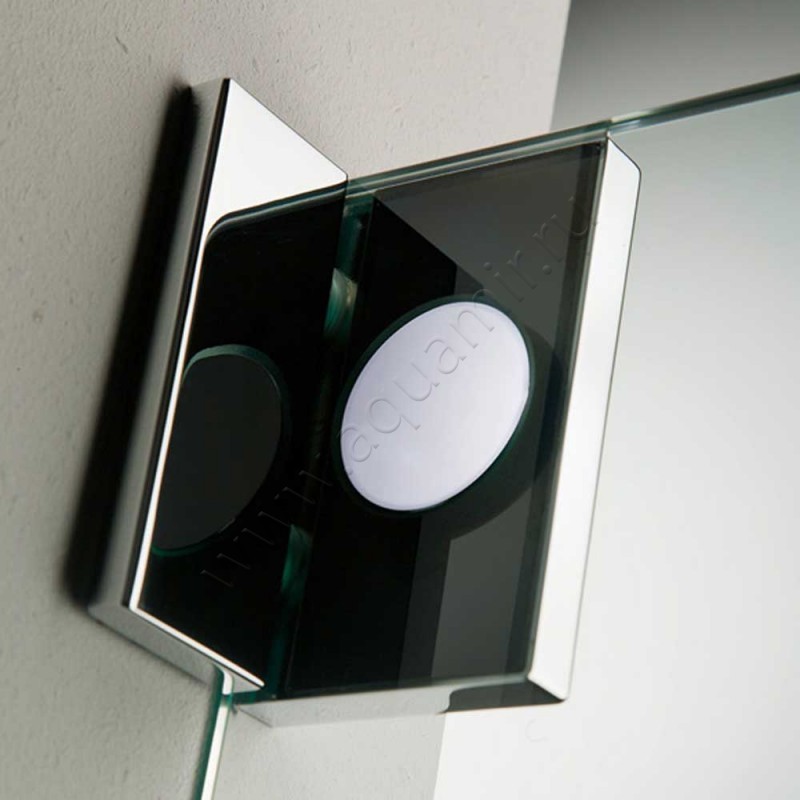 Маятниковая душевая дверь в нишу HSK K2 хром K2024150#Li в интерьере