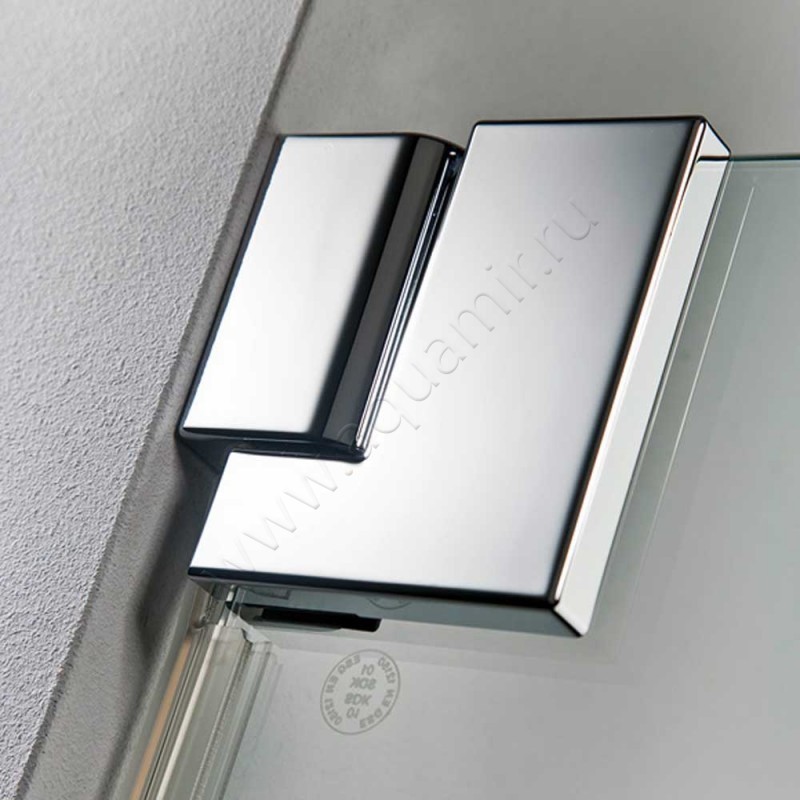 Маятниковая душевая дверь в нишу HSK K2 хром K2044150#EdLi в интерьере