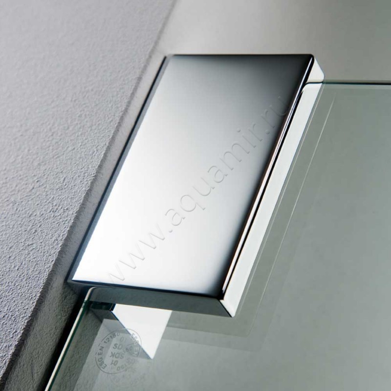 Раздвижная душевая дверь в нишу HSK K2 хром K2304150#EdRe в интерьере