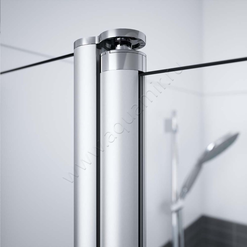 Маятниковая душевая дверь для боковой стенки Huppe Classics 2 C23103087321 в интерьере