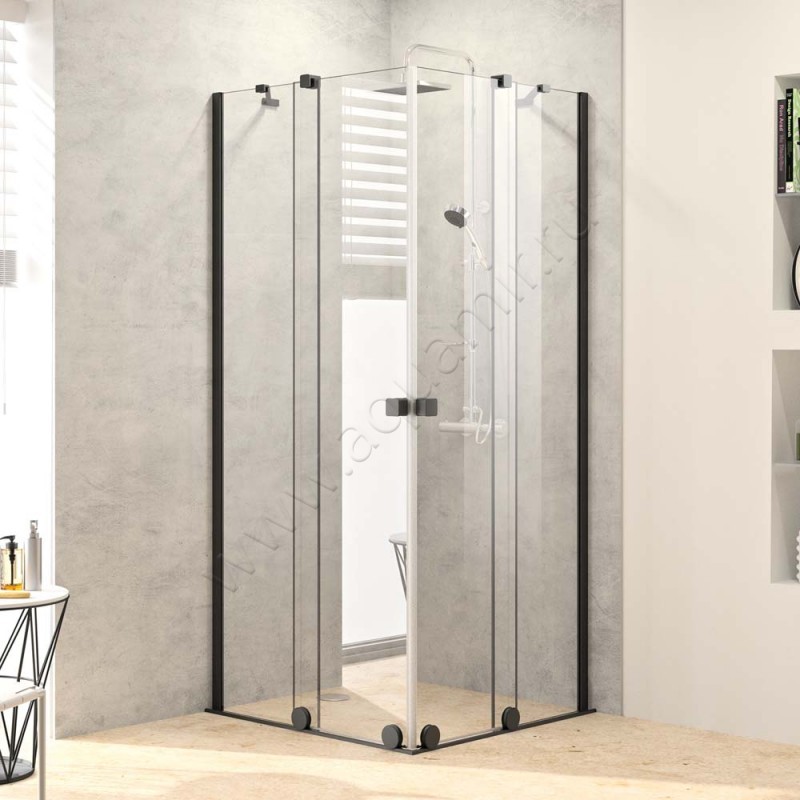 Раздвижная душевая дверь для комбинации с ответной частью Huppe Xtensa pure XT1305123322 в интерьере