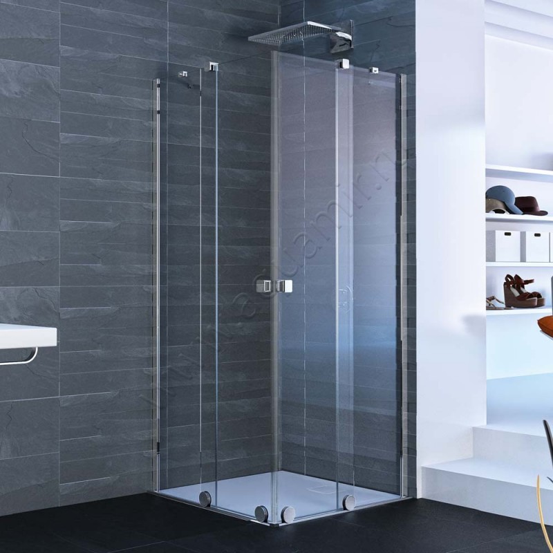 Раздвижная душевая дверь для комбинации с ответной частью Huppe Xtensa pure XT1403069322 в интерьере