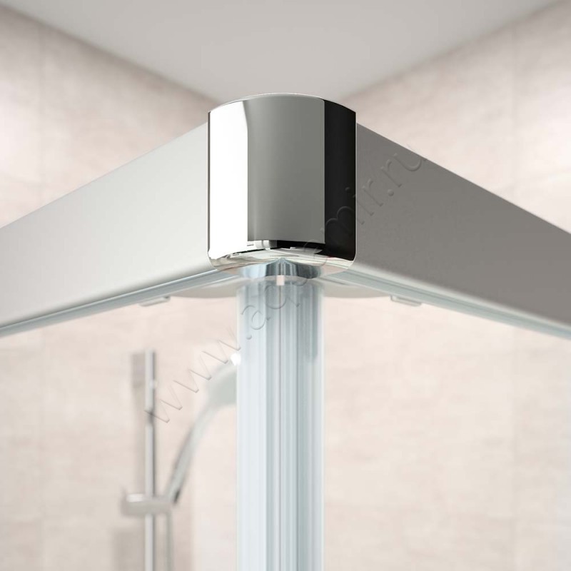 Раздвижная душевая дверь для комбинации с ответной частью Huppe Alpha 2 A20214087375 в интерьере