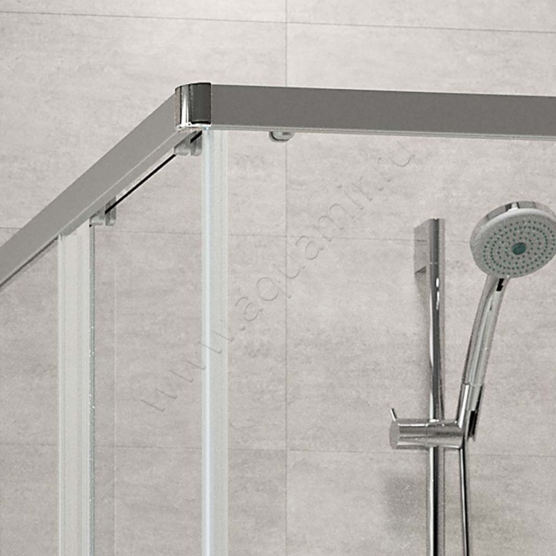 Раздвижная душевая дверь для комбинации с ответной частью Huppe Alpha 2 A20209087375 в интерьере