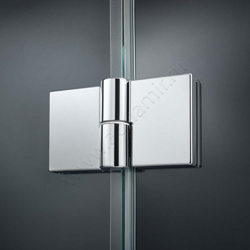 Поворотная душевая дверь для комбинации с ответной частью Kermi Liga LIETL08020VAK в интерьере