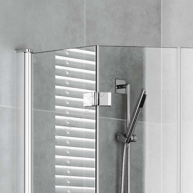 Душевой уголок со складными дверями Kermi Diga DIF5310020VPK в интерьере