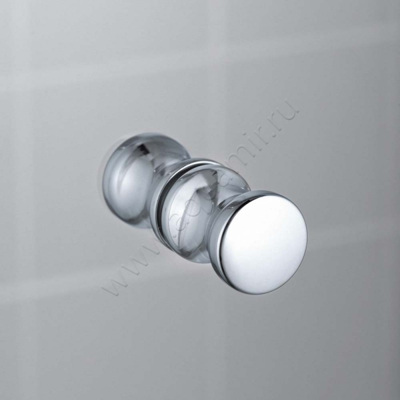 Маятниковая душевая дверь для комбинации с ответной частью Kermi Atea ATESR12020VAK в интерьере