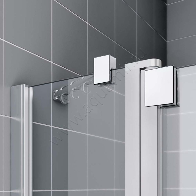 Душевой уголок с маятниковыми дверями Kermi Raya RAP50120201AK в интерьере