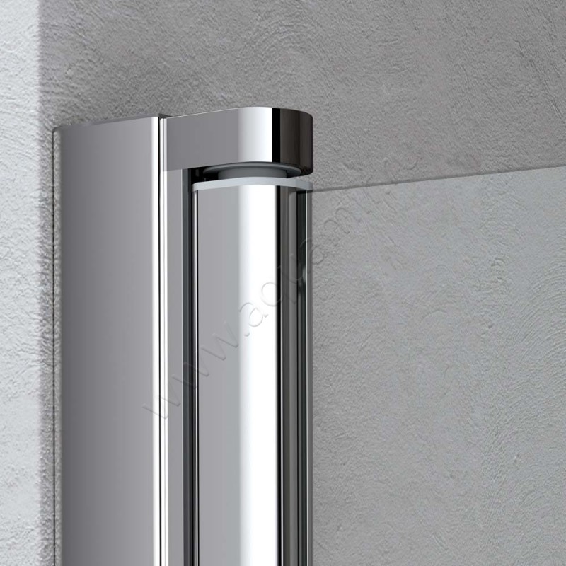 Маятниковая душевая дверь для боковой стенки/боковой двери Kermi Liga LI1EL09020VAK в интерьере