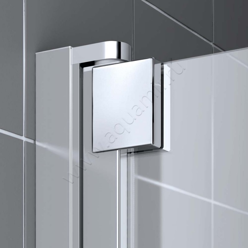 Маятниковая душевая дверь для комбинации с ответной частью Kermi Raya RA1ER09020VAK в интерьере