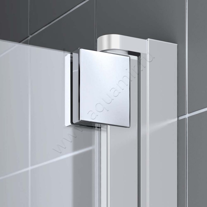 Маятниковая душевая дверь для боковой стенки/боковой двери Kermi Raya RA1KR090201AK в интерьере