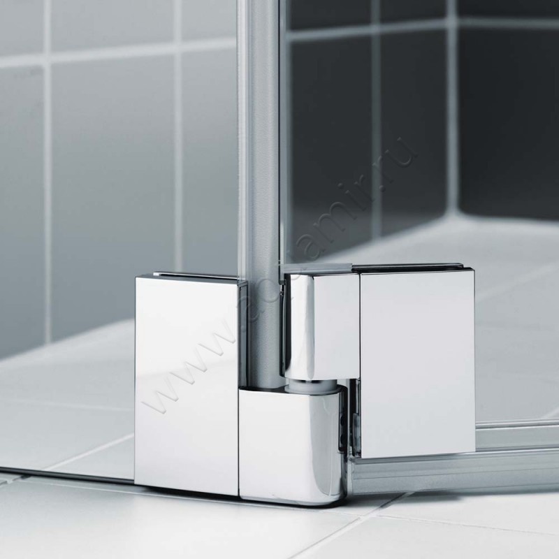 Душевой уголок с маятниковыми дверями Kermi Filia XP FXP55V4120VAK в интерьере