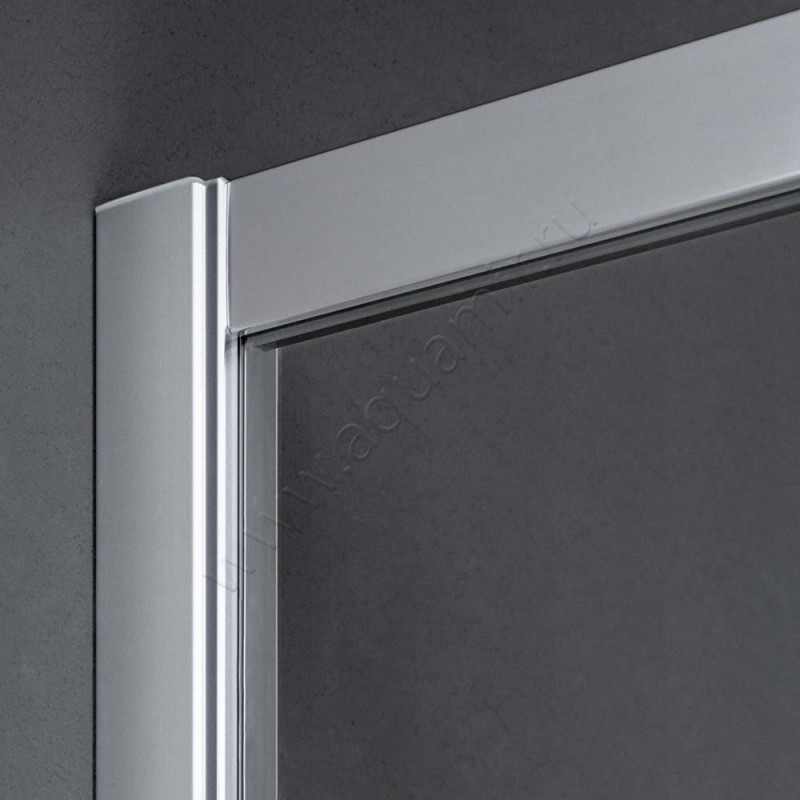 Раздвижная душевая дверь для комбинации с ответной частью Kermi Liga LIE2L09018VAK в интерьере