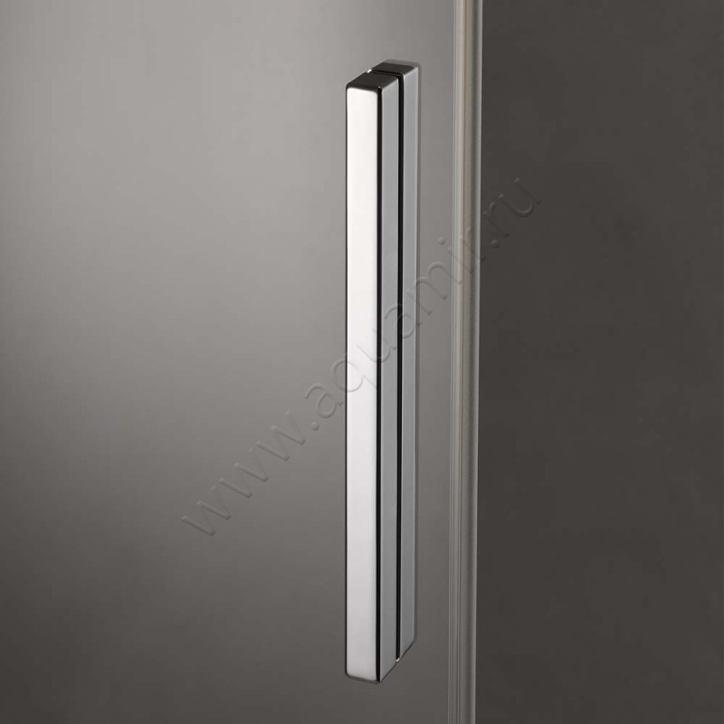 Раздвижная душевая дверь для комбинации с ответной частью Kermi Nica NID2L12320VAK в интерьере