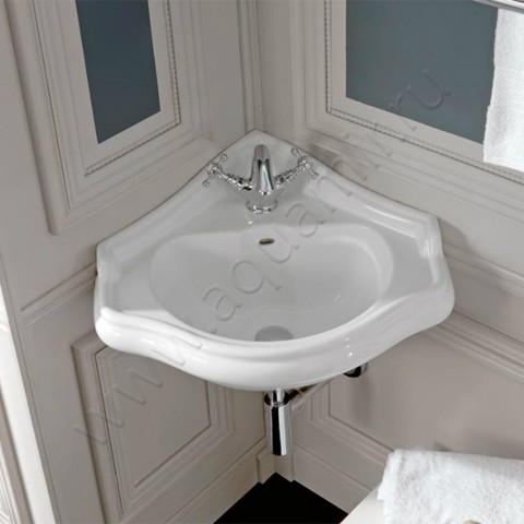 Раковина подвесная Kerasan Retro 57,5 см 103201 в интерьере