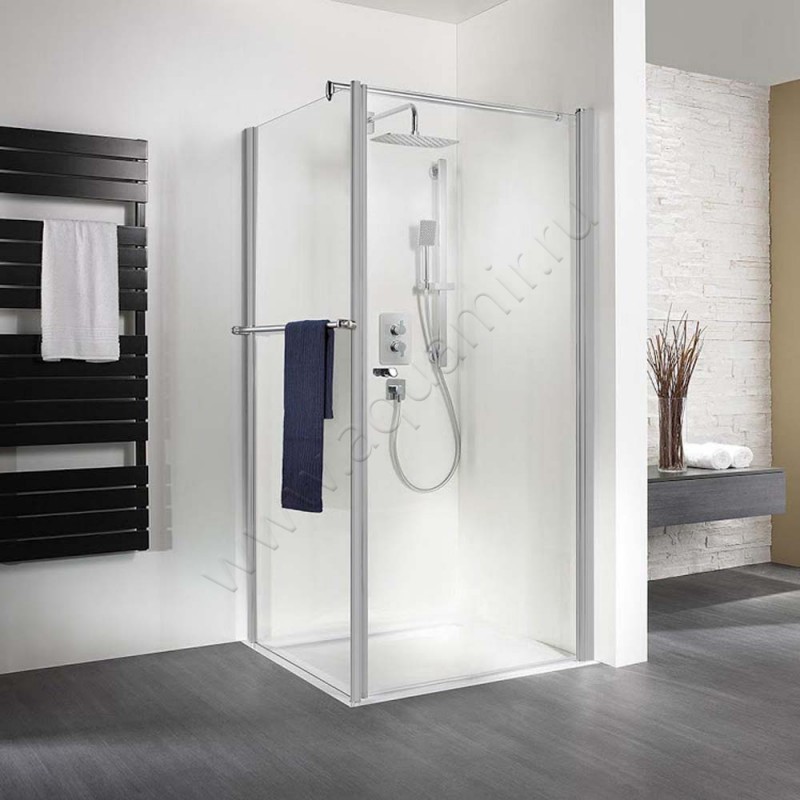 Поворотная душевая дверь для боковой стенки HSK Exklusiv 4000900150#EdRe200 в интерьере