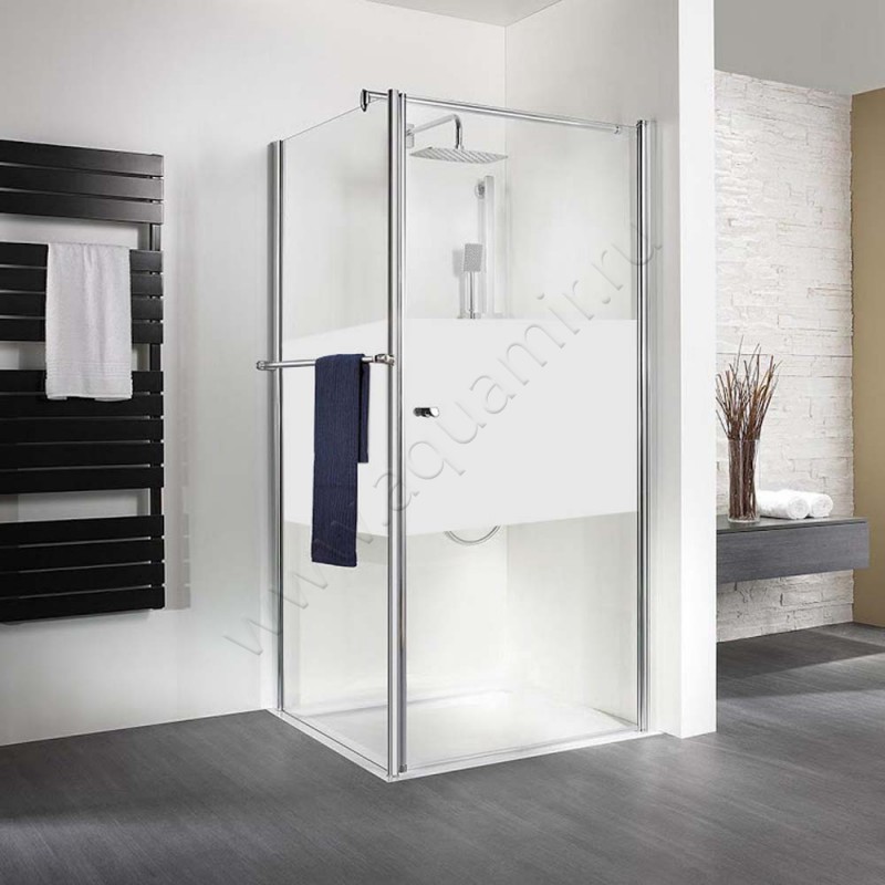 Поворотная душевая дверь для боковой стенки HSK Exklusiv 40009041100#EdRe200 в интерьере