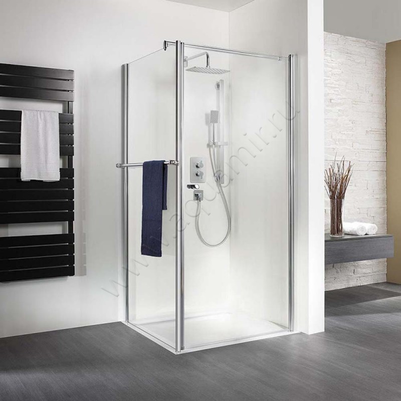 Поворотная душевая дверь для боковой стенки HSK Exklusiv 4000804150#EdRe200 в интерьере