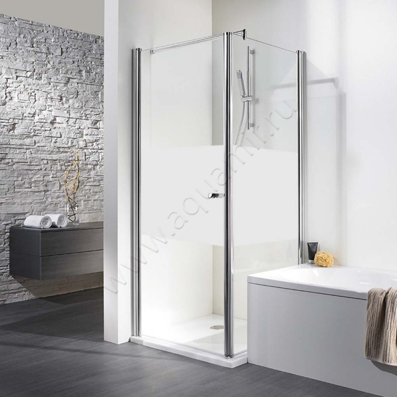 Поворотная душевая дверь для боковой стенки/боковой двери HSK Exklusiv 40208041100#Li200 в интерьере