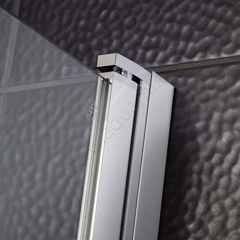 Поворотная душевая дверь для боковой стенки HSK Favorit Nova 1241400150#Li в интерьере