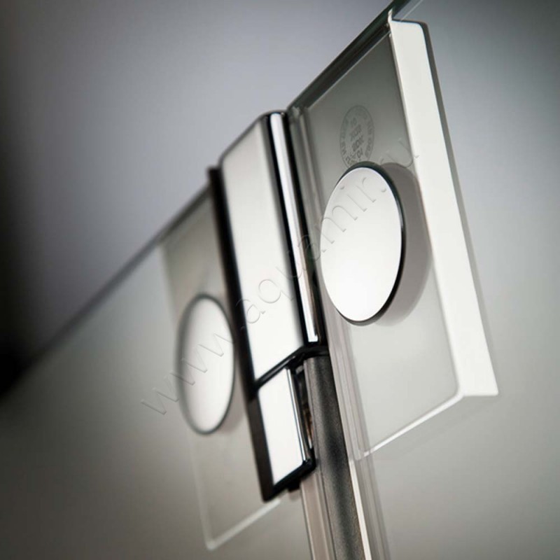 Поворотная душевая дверь для боковой стенки HSK K2 K2234150#EdRe в интерьере