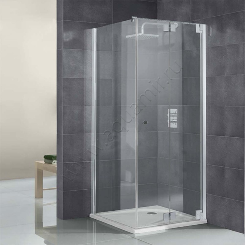 Складная душевая дверь для боковой стенки/боковой двери HSK K2P 21780754150#Li в интерьере