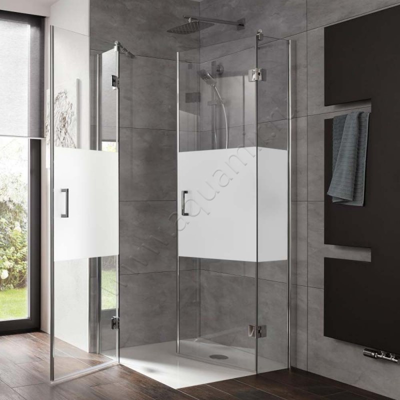Душевой уголок с маятниковыми дверями HSK Aperto 282001441100 в интерьере