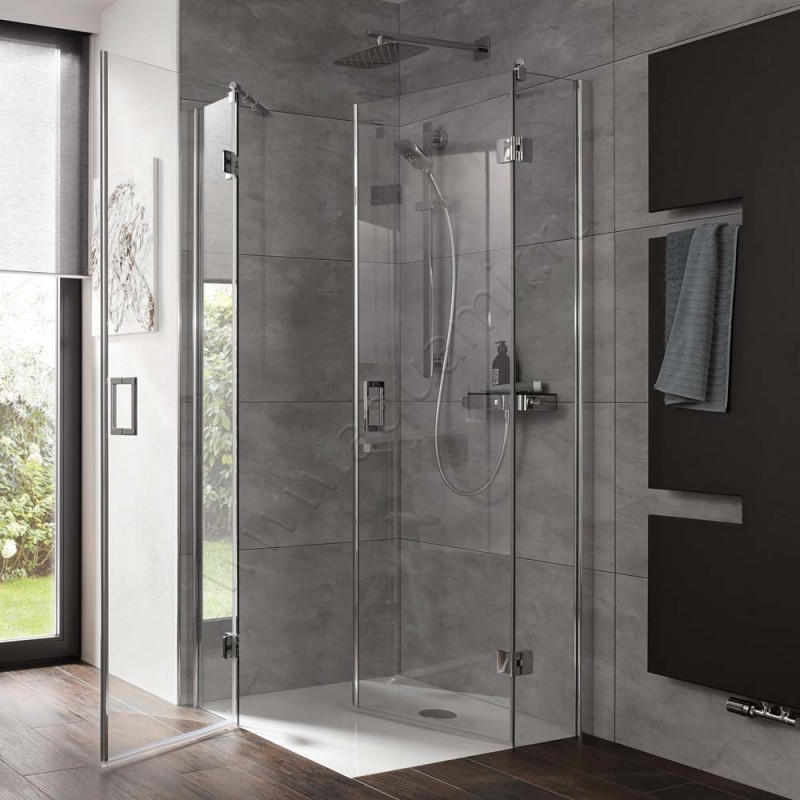 Душевой уголок с маятниковыми дверями HSK Aperto 28200314150 в интерьере
