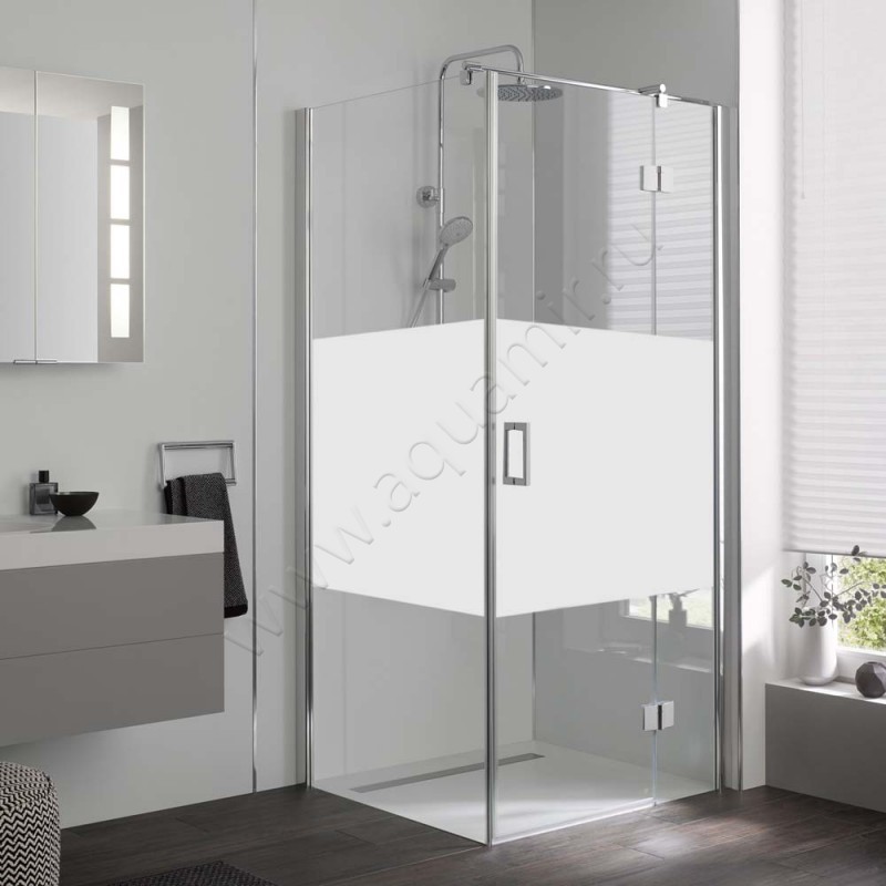 Маятниковая душевая дверь для боковой стенки HSK Aperto 280010041100#Re в интерьере