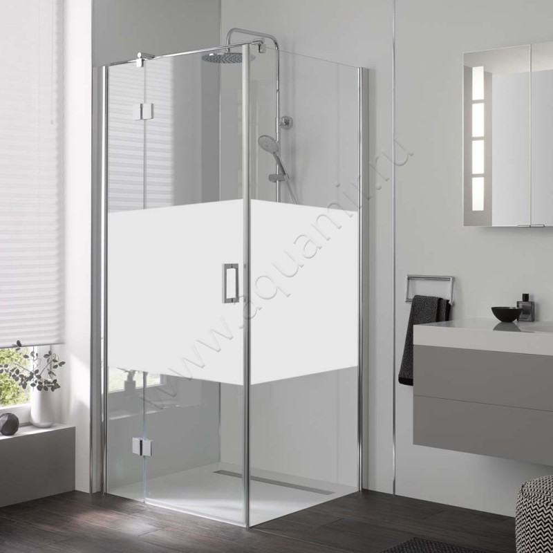 Маятниковая душевая дверь для боковой стенки HSK Aperto 280008041100#EdLi в интерьере