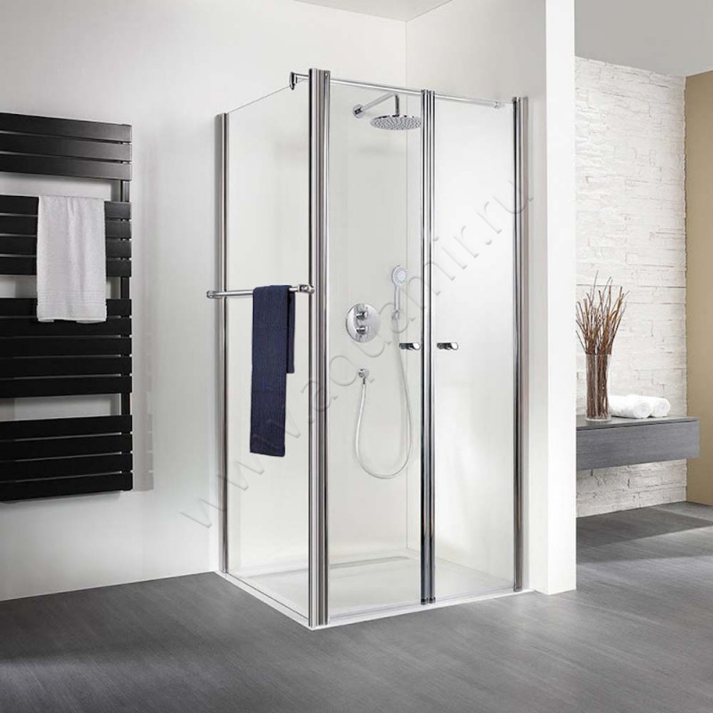 Маятниковая душевая дверь для боковой стенки HSK Exklusiv 4100804150#200EdLi в интерьере