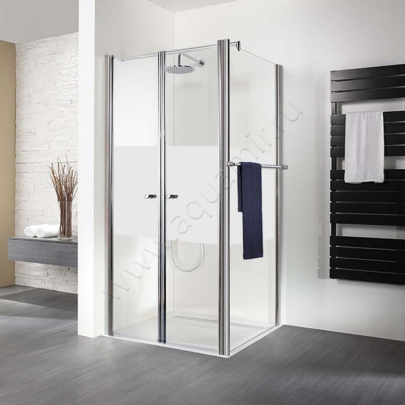 Маятниковая душевая дверь для боковой стенки HSK Exklusiv 41008041100#200Re в интерьере