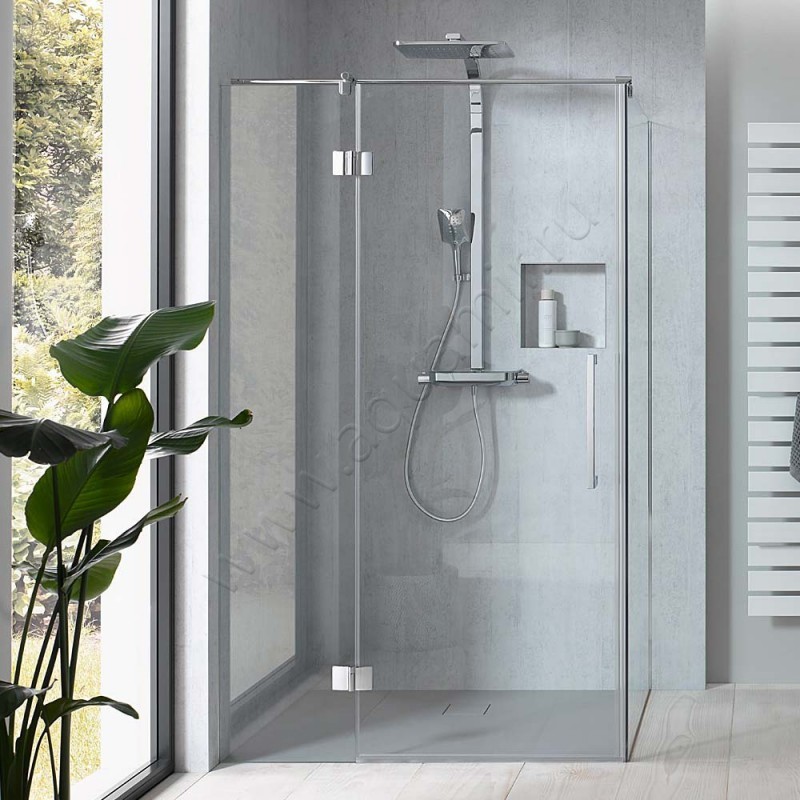 Маятниковая душевая дверь для боковой стенки HSK Aperto 280051004150#EdLi в интерьере