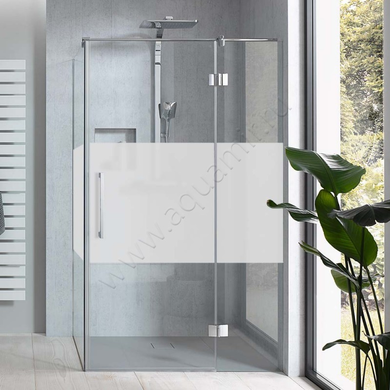 Маятниковая душевая дверь для боковой стенки HSK Aperto 2800507541100#Re в интерьере