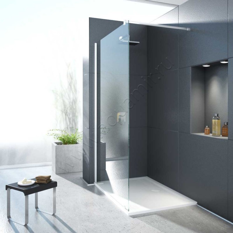 Душевая перегородка Walk In Hoesch ONE&ONE 5748101401 в интерьере