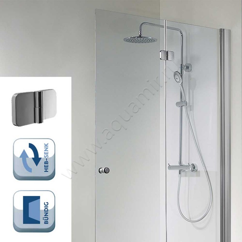 Душевая перегородка Walk In HSK Exklusiv 420609041100#Li в интерьере